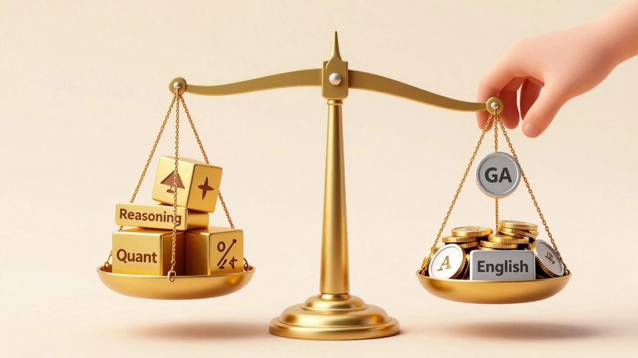 Scale balancing exam subjects to show strategic study time allocation